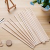 LABUYI 30 Pieces Bamboo Craft Sticks, 6 mm Diameter x