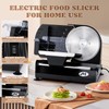Moongiantgo Electric Meat Slicer 220W, 1-20mm Adjustable Thickness Deli Food