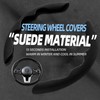 Mtverver New Fluffy Anti-Skid Steering Wheel Cover Segmented Protector Safe