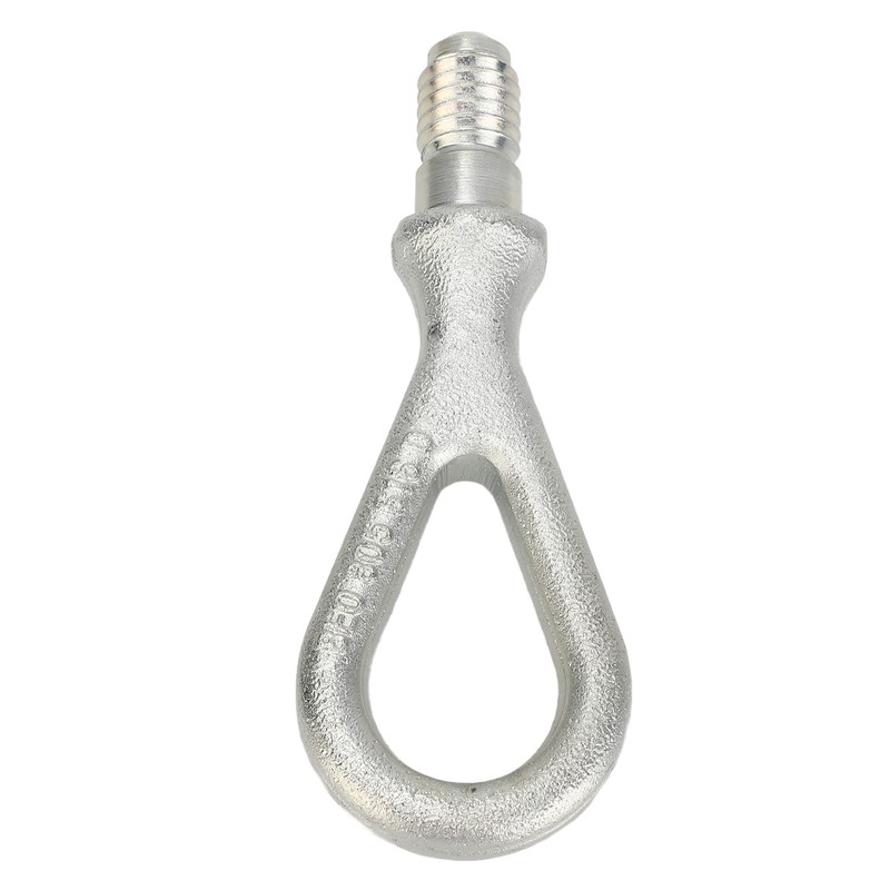 Trailer Towing Hitch Eye Hook 8E0805616D Screw Rod Iron Silver