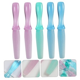 FOMIYES 5pcs Foot Care Foot Rasp Pedicure File Hard Skin Callus Remover Green Foot Scraper Callus Removal Tool Easy to Use Carry Random Color