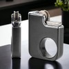 Creative Ring Buckle Grinding Wheel Lighter, Butane Torch Soft Flame,