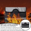 Asfrode Fireproof Bag, 34 x 25 cm Document Bag with