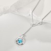 YAFEINI Sobriety Gift 925 Sterling Silver Narcotics Anonymous Necklace NA