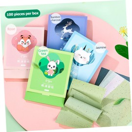 Beavorty 1200pcs Oil Absorbing Tissue Facial Blotting Paper for Oily Skin Removal