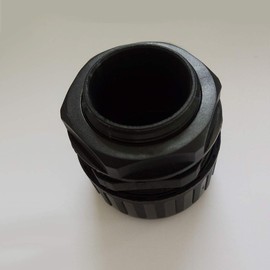 OLIREXD 25-Piece PG9 Plastic Cable Gland Connectors, Adjustable Lock-Nut, 4-8 mm, Black, Water-Resistant