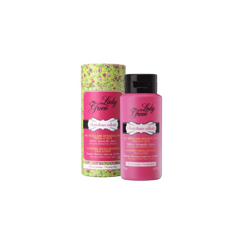Lady Green Mizellar Cleansing Water "Fraîcheur Céleste 150ml *