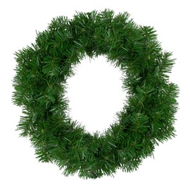 Northlight 16" PVC Deluxe Windsor Pine Artificial Christmas Wreath, Green