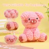 1.76Oz/87.5Yds Rainbow Beginner Crochet Yarn, Yarn for Crocheting and Knitting,