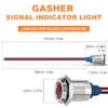 GASHER 5 PCS Energy Saving Indicator Light, LED Light 12V/24V/110V