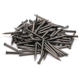 Design61 100 x Steel Pins Skirting Board Pins Nail 1.5 x 20 mm Flat Head Countersunk Head Blank