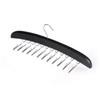 SunTrade Wooden Tie Hanger,24 Tie Organizer Rack Hanger Holder Hook