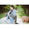 Snow Peak UG-581 Soft Gauze Shawl, Stole Scarf, Light Blue,