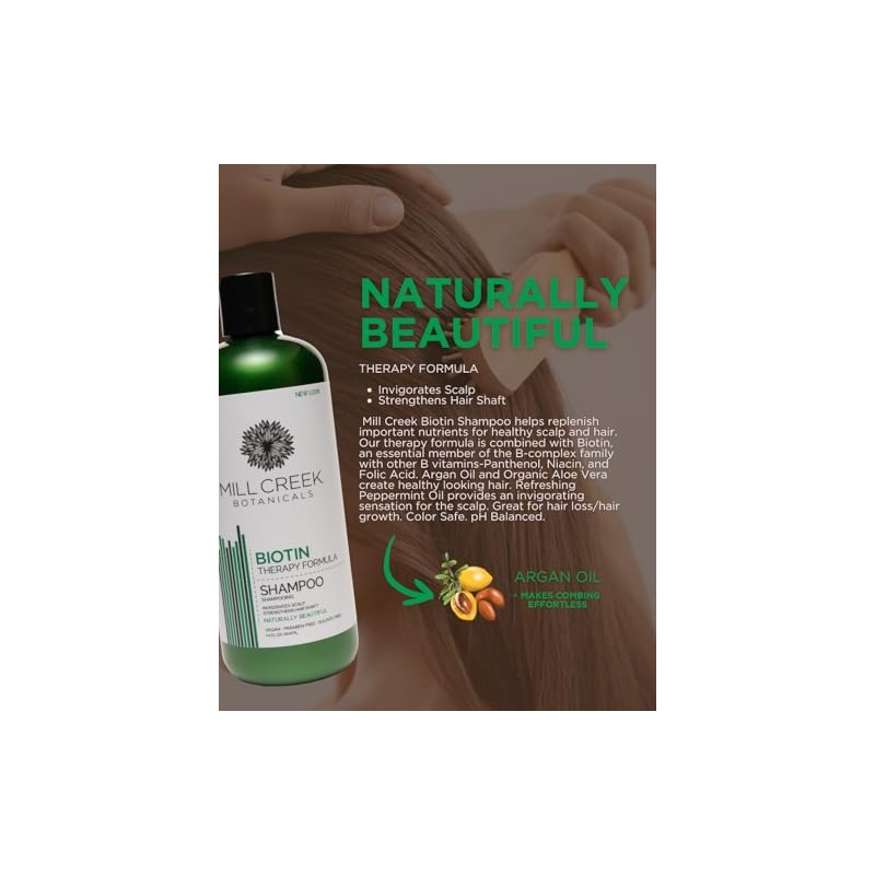 Mill Creek Biotin Shampoo - 16 Fl Oz