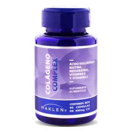 Colágeno Complex Mujer | 90 Cápsulas De 590mg | Maklen Sin Sabor