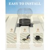 8" Roof Whirlybird Turbine Vent Adapter for Shipping Containers –