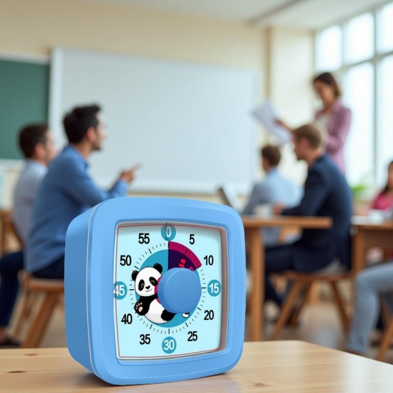 Visual Timer for Kids and Adults, 60-Minute Countdown Timer for