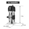 LSXD Router Madera Recortadora Rebajadora 800w +15 Brocas Carburo