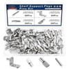 110pcs Shelf Support Pegs Pins Kit,L-Shaped Clips Holders for Cabinet