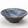 Mino W20243 Seigaiwa Edo Komon Flat Bowl