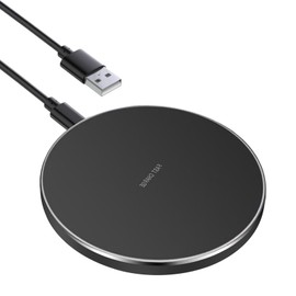 BOBOPACK 15 W Wireless Charger, Inductive Charging Station, Wireless Charger, Sensitive Sensors for Fast Charging, Wireless Charging Pad, Suitable for Most Mobile Phones