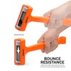 NEIKO Neiko 02847A 2 LB Dead Blow Hammer, Neon Orange