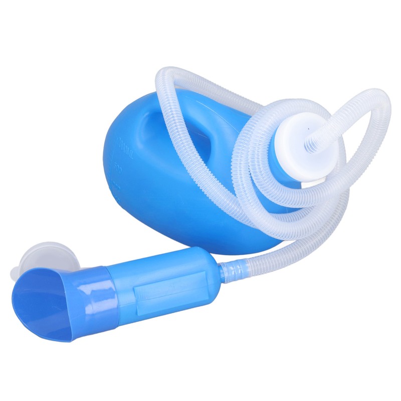 Male Urine Bottle 2000ml Ergonomic Large Opening Strong Plastic Large