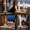 Glass Candlestick Holders: 20Pcs Small Taper Candle Holders Bulk Short