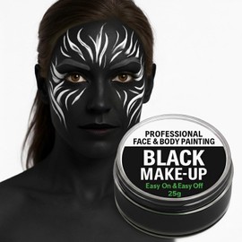 Trendandstylez Trucco teatrale professionale, 25 g, 14 colori, colore viso e body painting, trucco per carnevale, Halloween e cosplay, delicato sulla pelle, Dermatest, trucco per donne, uomini e