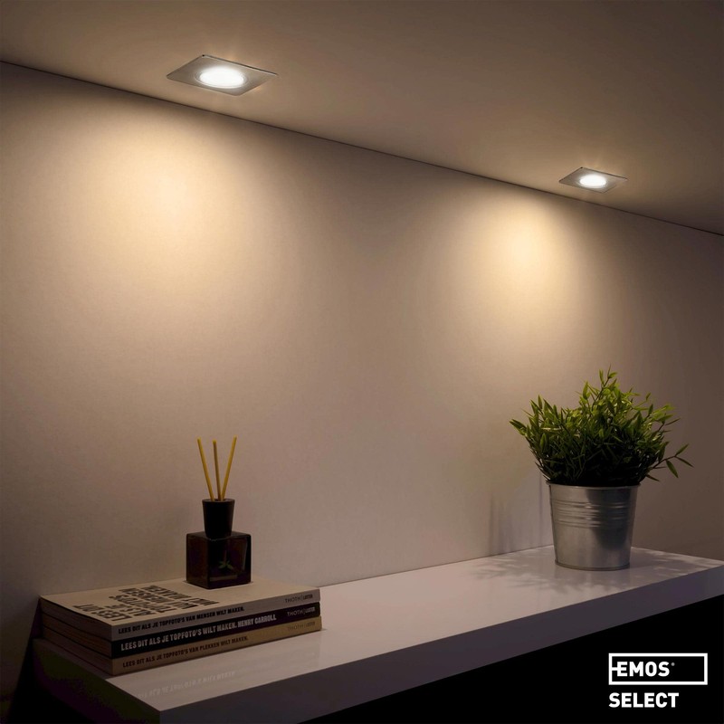 EMOS EMOS LED Einbaustrahler 230V, 5W / 450lm, 50 schwenkbar,