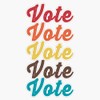 Vote Vintage Voter Election Sticker Bumper Sticker Vinyl Decal 5"