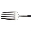 Cutipol GOA GO07 Dessert Fork, Black, 7.3 inches (18.5 cm)