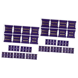 Operitacx 2 Sets Bible Index Tags Labels Book Cases Sticker Bible Book Tabs Bible Markers Tabs for Study Bible Small Bible Tabs Bible Index Tabs for Sturdy Miss Pu Blank Accessories