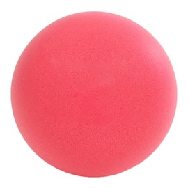 PU Ball Light Weight Fun Bouncy Mute Soft Ball Soft Sponge Bouncy Baby Ball for Home School Playground Rose Red