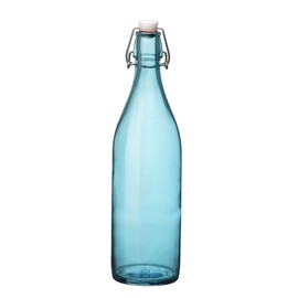 Bormioli Rocco Giara Bottle, Sky Blue (Pack of 6)