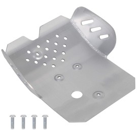 ECOTRIC Skid Plate Engine Cover Guard Protector Compatible with 2000-2020 Suzuki DRZ400 DRZ400E DRZ400S, 2003 Kawasaki KLX400 Dual Sport Flatland Racing - Aluminum