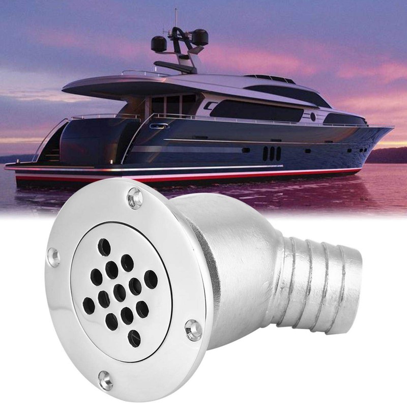 Boat Deck Drain Stainless Steel Marine Drain Scupper 90 Degree