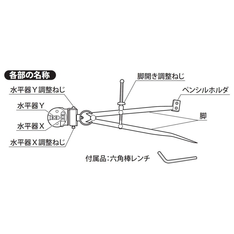 Niigata Seiki SK Japanese Log Compass 7.9 inches (200 mm)