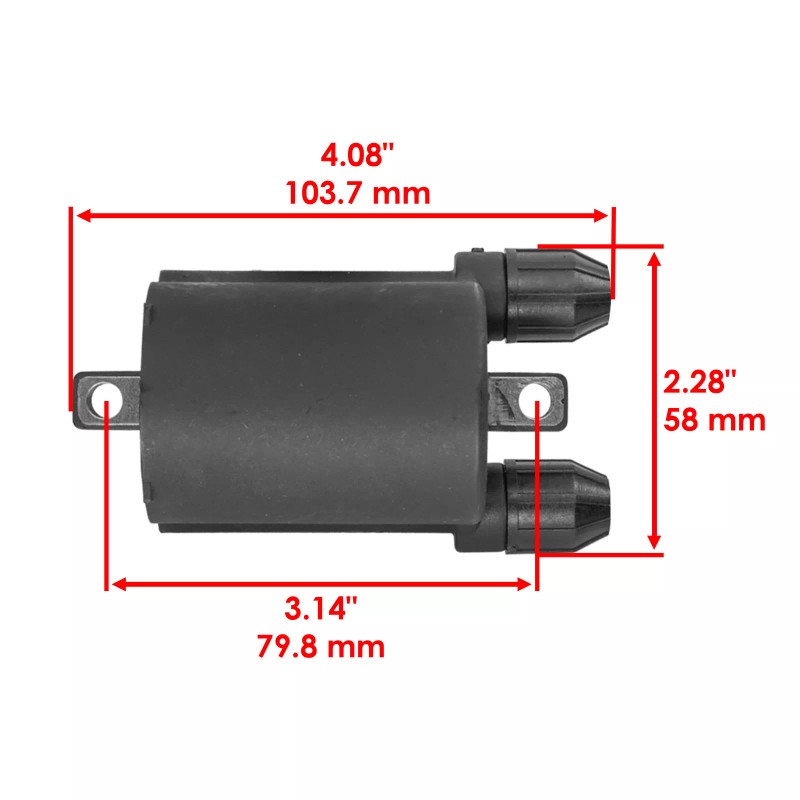 Caltric Ignition Coils & Caps For Honda Shadow Phantom 750