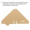 sourcing map Adjustable Cardboard Corner Protector, Cardboard Edges Protector 9x9x2cm
