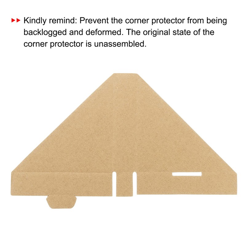 sourcing map Adjustable Cardboard Corner Protector, Cardboard Edges Protector 9x9x2cm