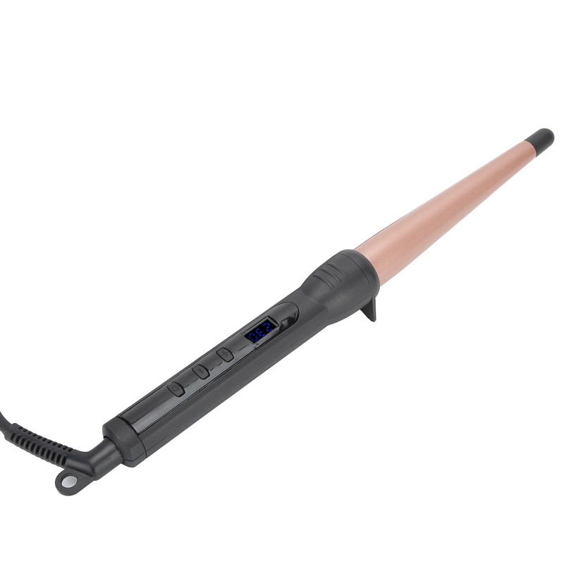 Hair Curler Electric LCD Ceramic Hair Curling Wand Rod Cone