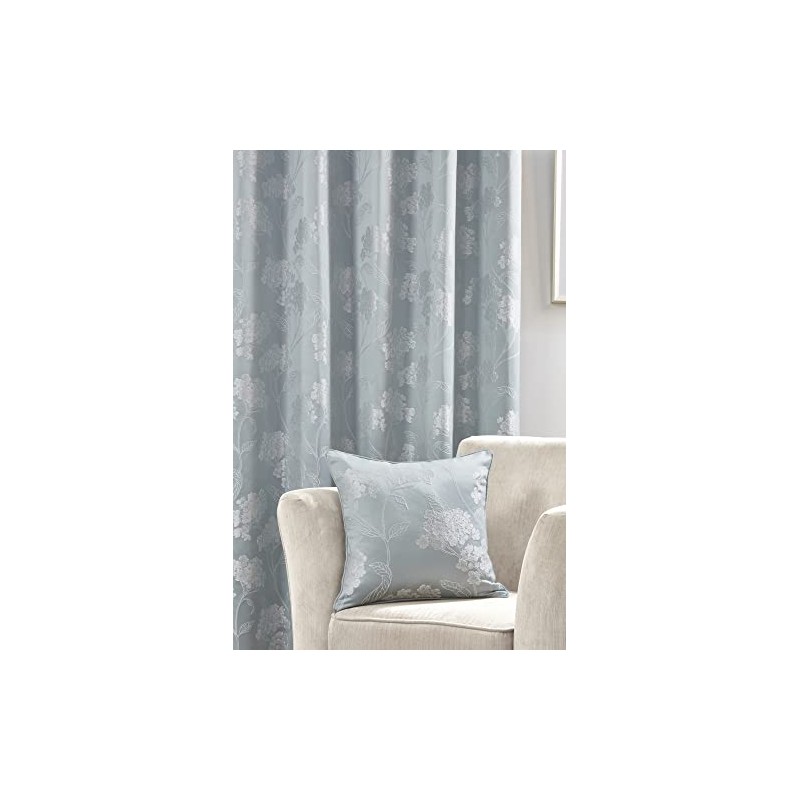 Emma Barclay Blossom - Jacquard Cushion Cover in Duck Egg