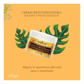 Crema Rejuvenecedora Placenta Y Protector Solar 350grs.