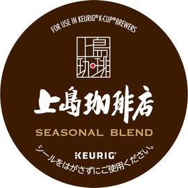 Keurig K-CUP Uejima Coffee Shop Organic Blend, 24 Cups (0.3 oz (8 g) x 12 Pieces x 2 Box Set) UESIMA COFFEE ORGANIC LIGHT BLEND