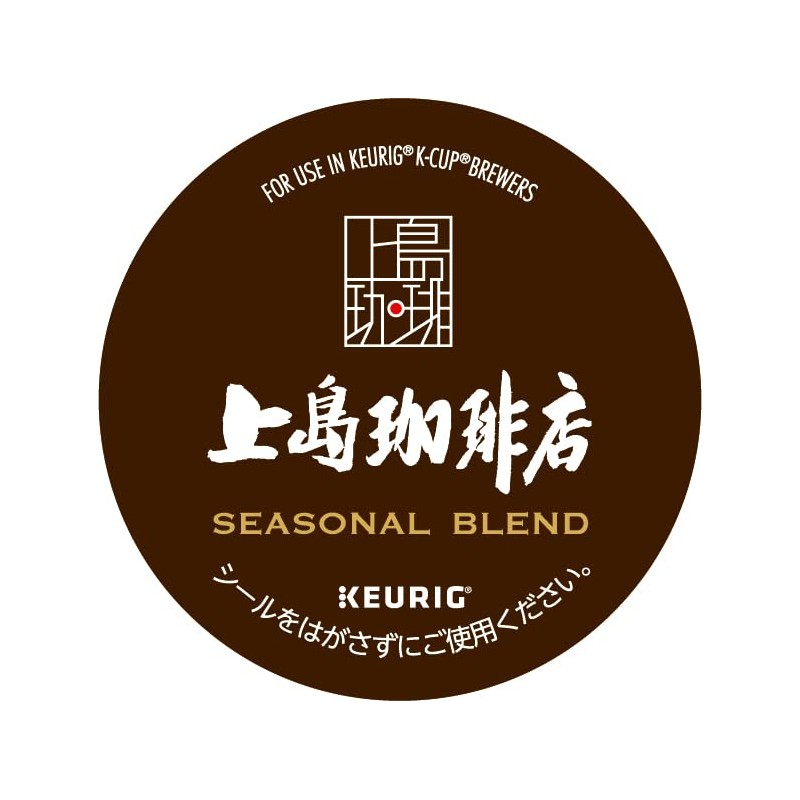 Keurig K-CUP Uejima Coffee Shop Organic Blend, 24 Cups (0.3