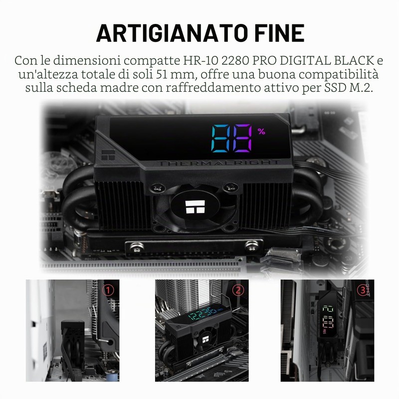 Thermalright HR10 2280 PRO Digital Black - Hard disk ad