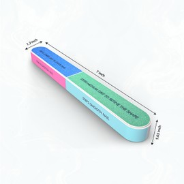 7 Way Nail Buffer Block for Natural Nails Shine Smoother Upgraded Buffing Block Seven Steps Polisher Fingernail Files Buffer 150/320/600/1200/4000 Grit for Shinning Buff Nails