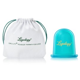 Legology Cellulite Cup, Circu-Lite Vacuum Massage Cupping Therapy For Legs - Promotes Deep Drainage, Circulation, Skin Firmness, Tone & Cellulite Reduction
