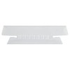 OfficeMax Plastic Tabs, Clear, 3-1/2", 1/3 Cut, 25/pk